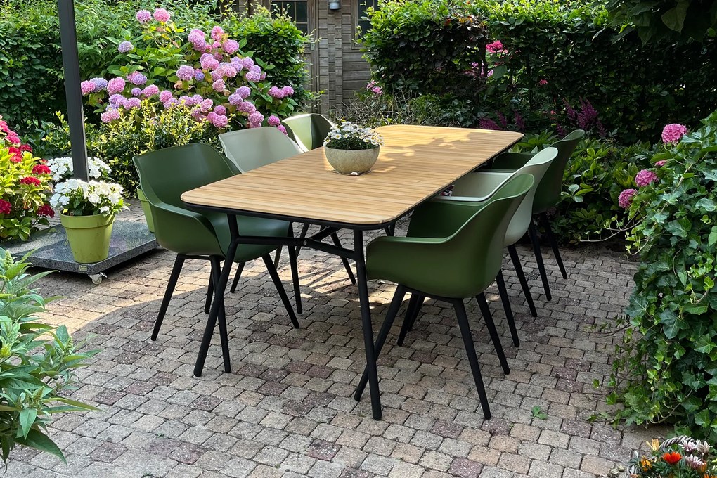 Bella tuintafel - teakhout - 220x95 cm. - B-keus OP=OP