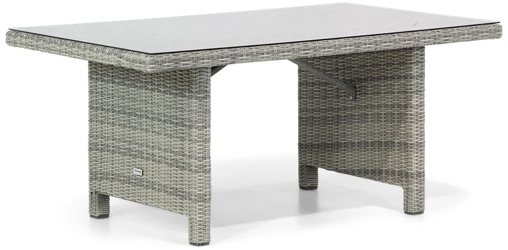Dining Loungeset 5 personen Wicker Grijs Garden Collections Amico/Napoli
