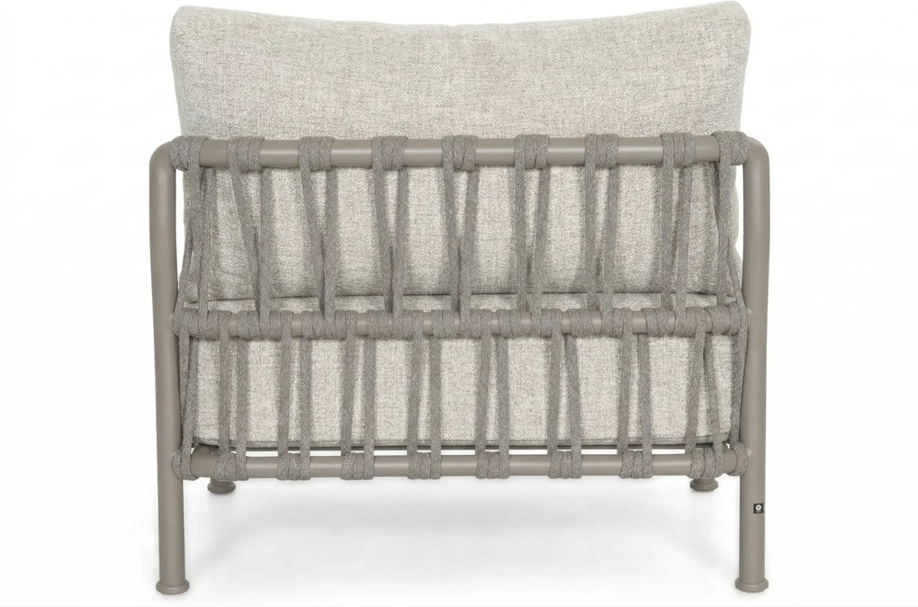 Hoek loungeset 5 personen Rope Taupe  Santika Furniture Santika