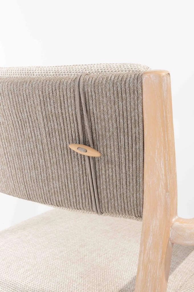 4 Seasons Outdoor Julia stapelbare tuinstoel SALE Tuinstoel beige weerbestendig