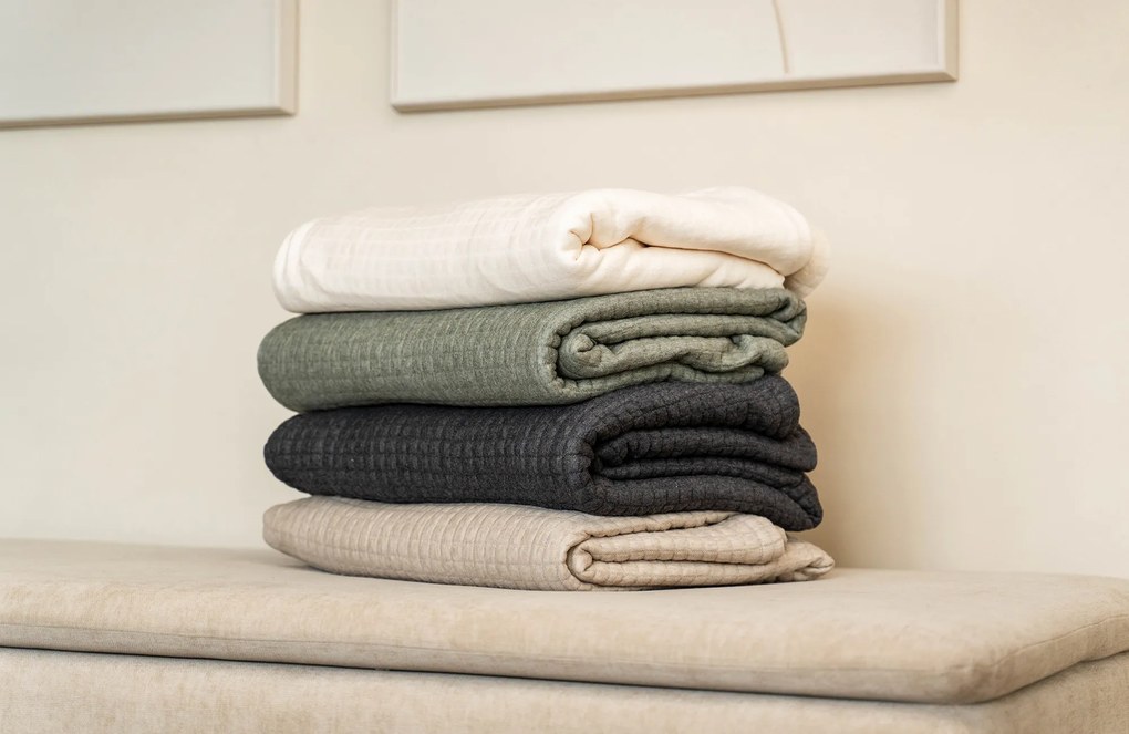 Kayori Mofu Plaid Sand – Bij Swiss Sense