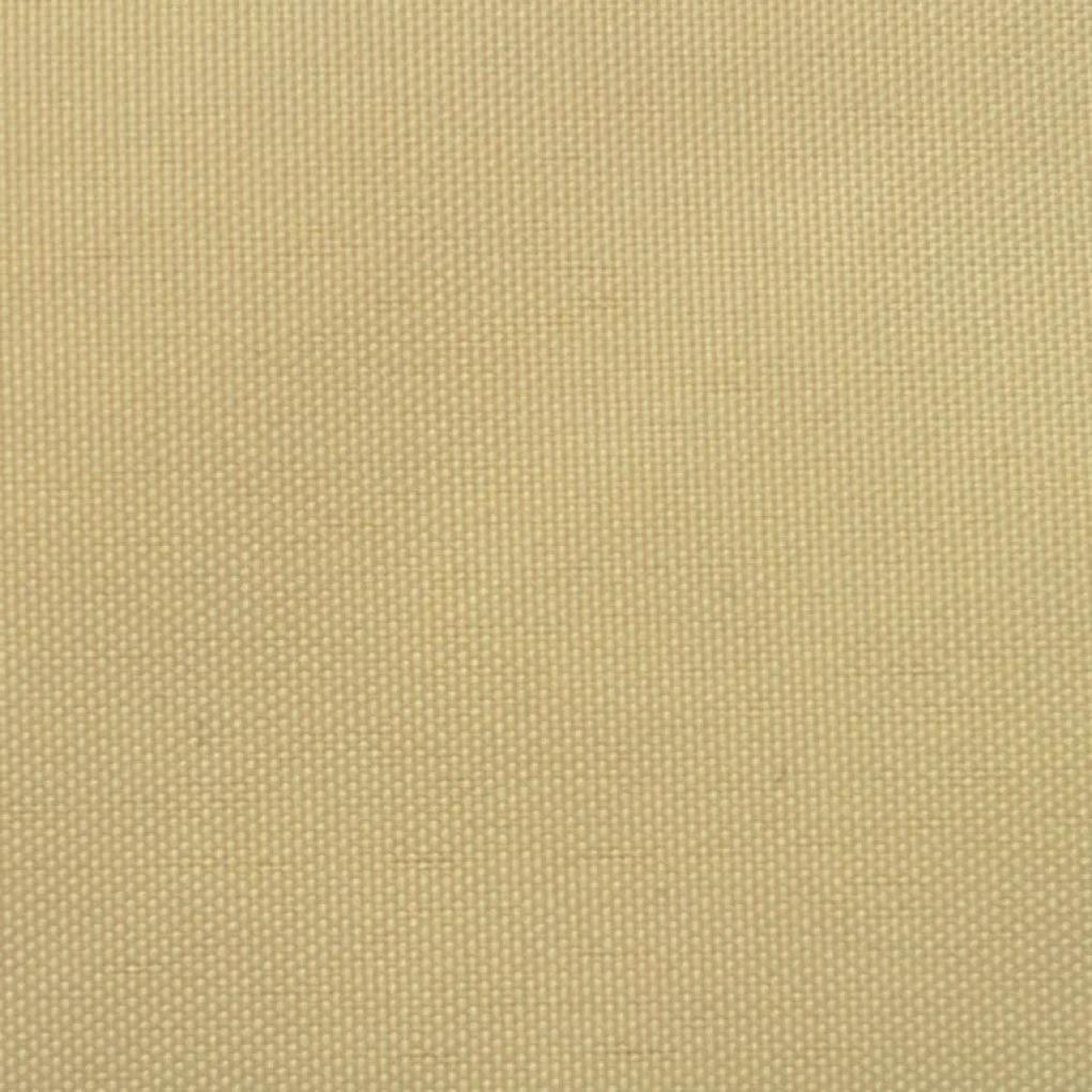 vidaXL Zonnescherm rechthoekig 2x4 m oxford stof beige