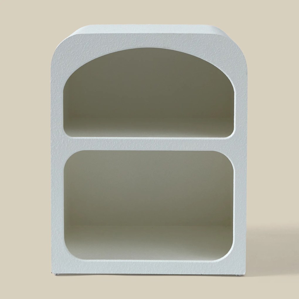 Organisch Nachtkastje Wit - 45x40x55cm.