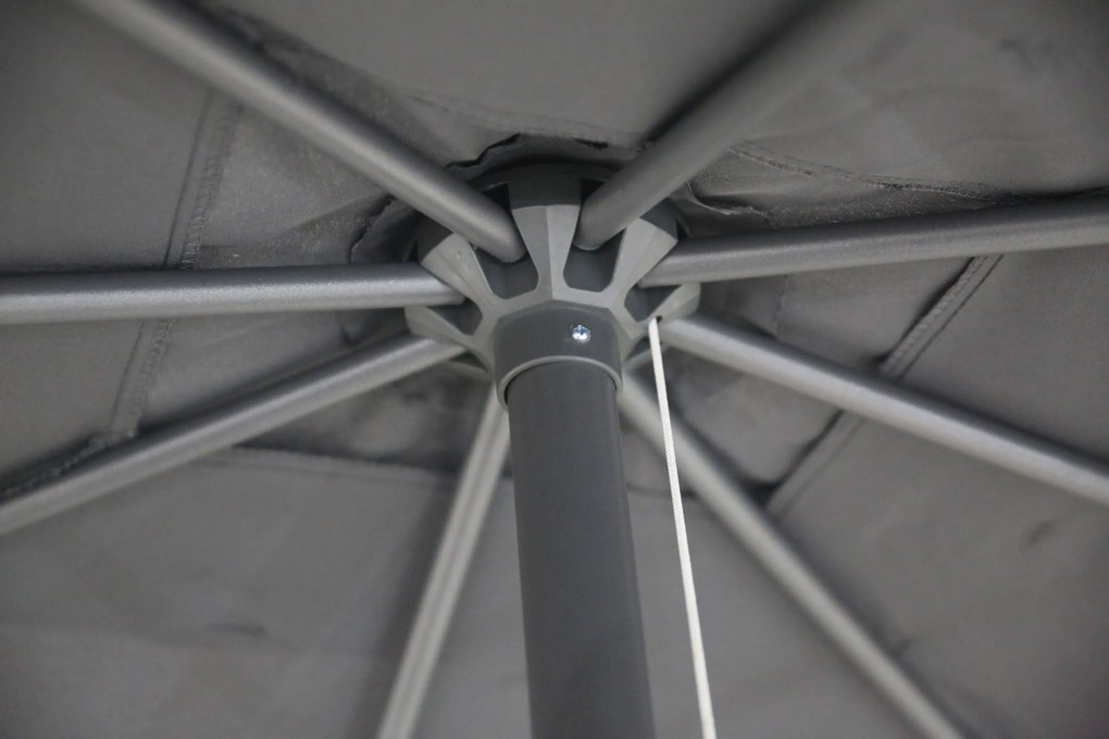 Camello Valerio Stokparasol Xm (excl.voet) Aluminium Grijs