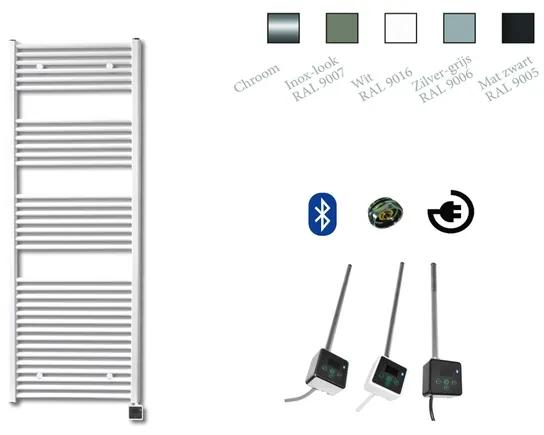 Sanicare Elektrische Design Radiator - 172x45 cm - 920 Watt - bluetooth - thermostaat chroom rechtsonder - wit HRABC 451720/W