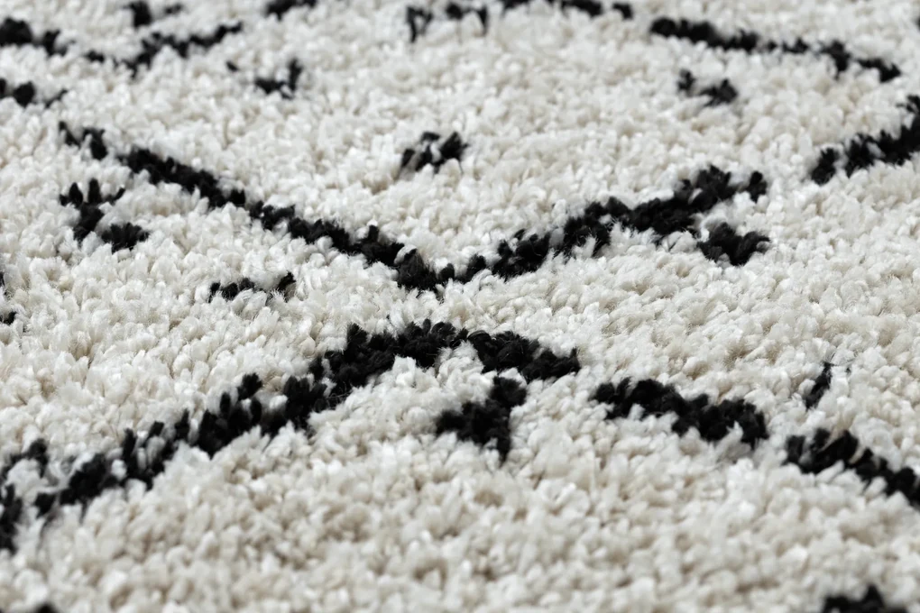 Tapijt, Vloerbekleding BERBER TETUAN B751 zigzag , crème - voor keuken, naar de gang