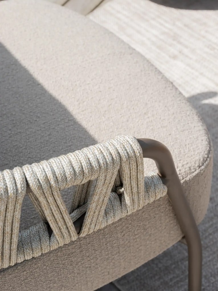 Taste by 4 Seasons Calma loungestoel terre Loungestoel   bruin weerbestendig