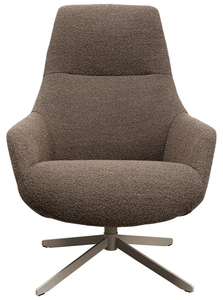 Kare Design Mimi Moderne Fauteuil Draaibaar Taupe