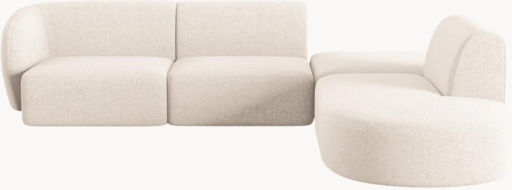 Modulaire chenille hoekbank Paolo (5-zits)