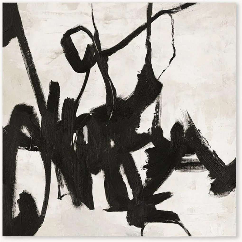 Handgeschilderd canvas Art Playblack