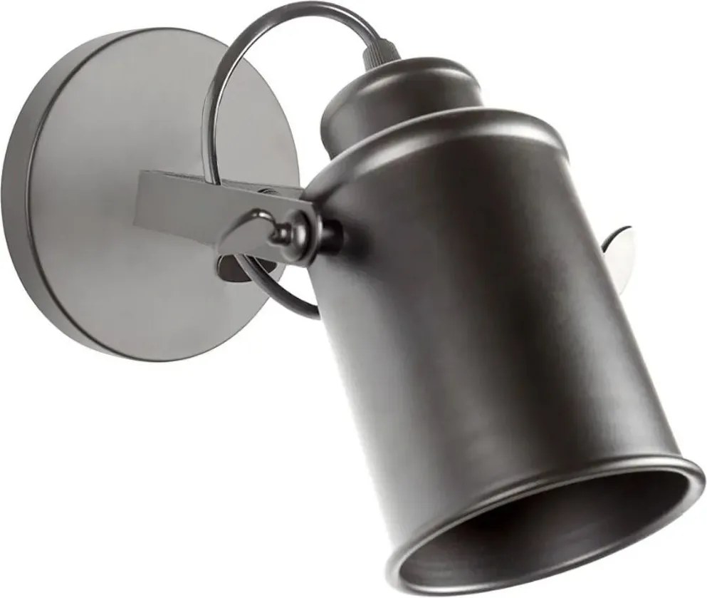 Plafondlamp wandspot zwart APP486-1C