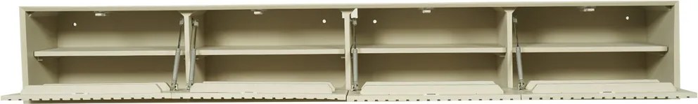 Starfurn Madison Sand Beige Tv-meubel Hangend Ribbels 200 Cm - 200x35x30cm.