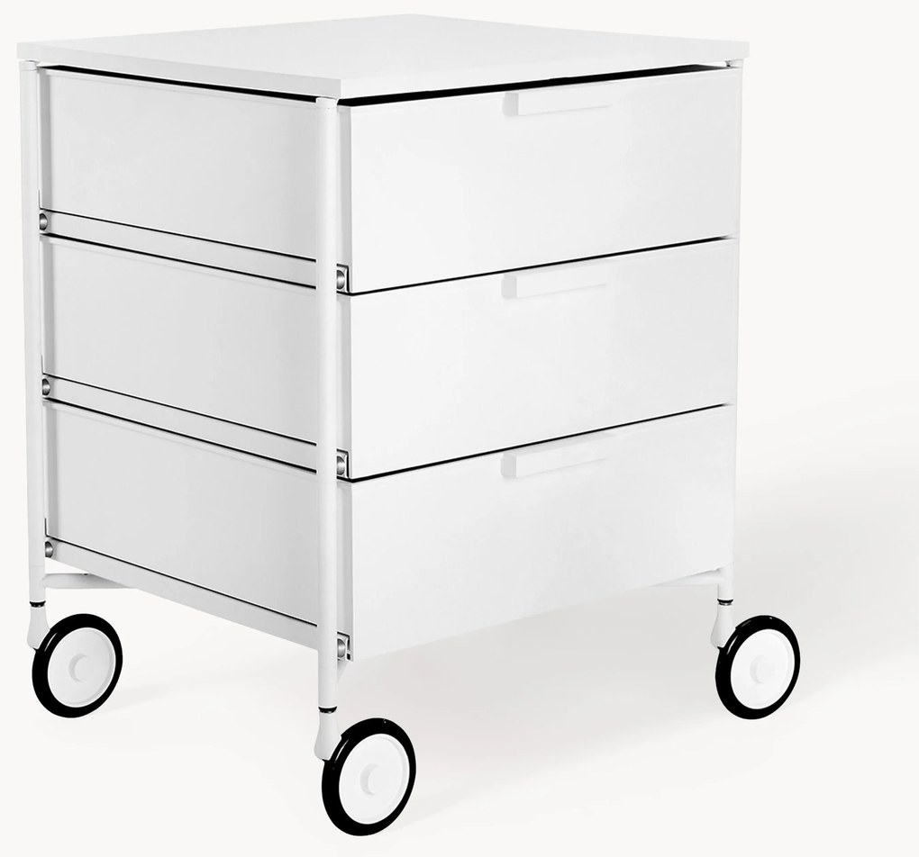 Mobiele rolcontainer met 3 lades