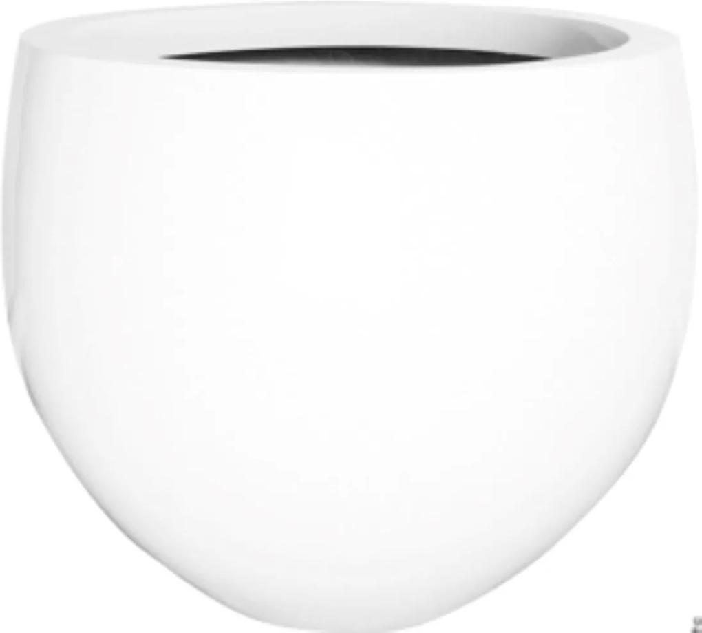 Bloempot Jumbo orb l essential 114x133 cm glossy white rond