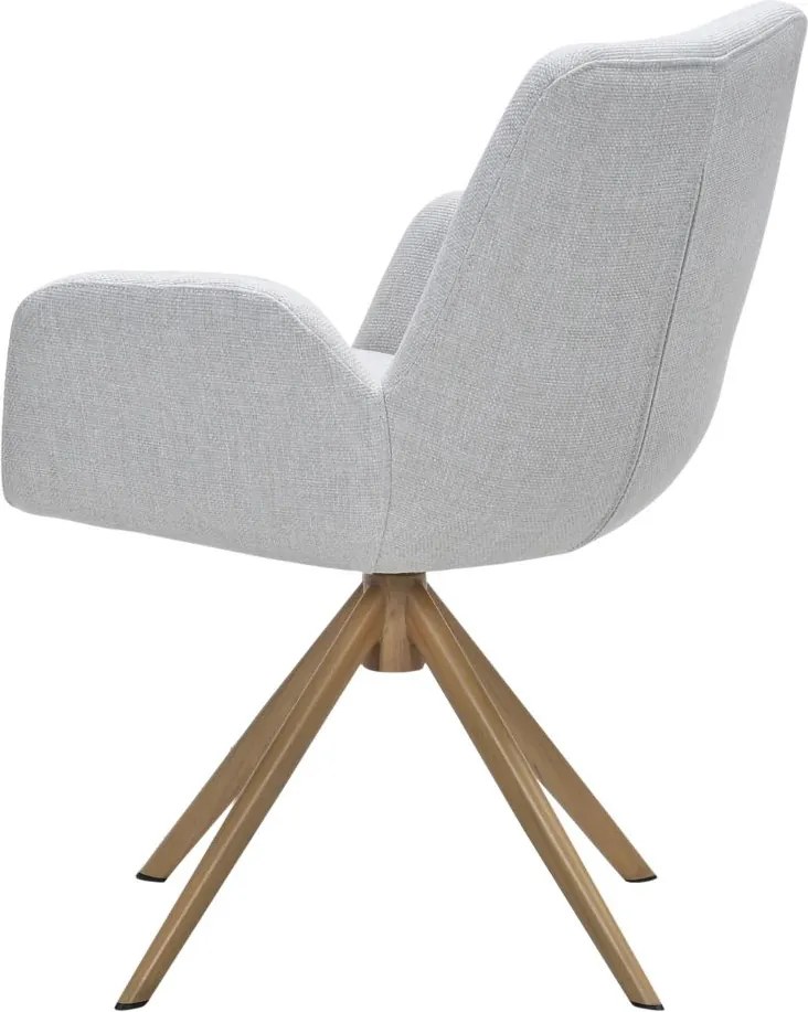 Garden Impressions Amalia tuinstoel draaibaar -light teak look - valley sand