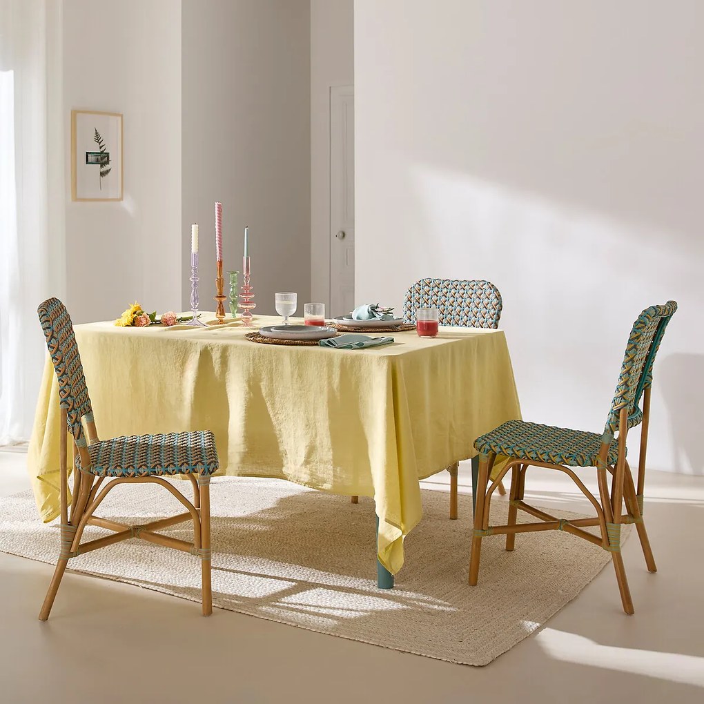 Tafelkleed in gewassen linnen, Victorine