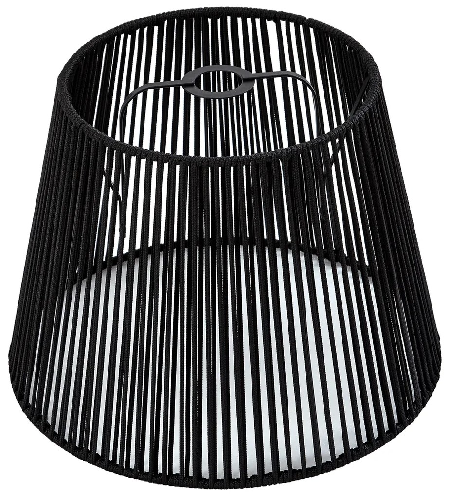 Buiten lampenkap met zwart touw IP54 40/28/30Japandi IP54 rond
