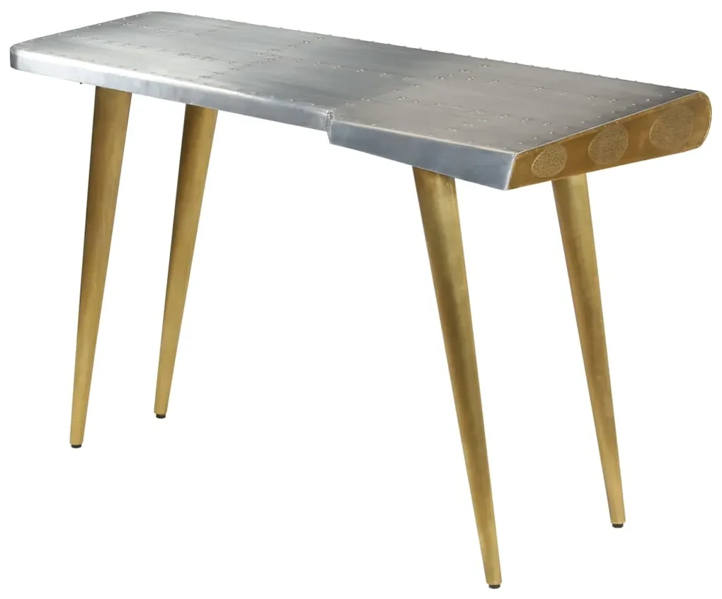 vidaXL Schrijftafel Aviator vintage luchtvaartstijl 120x60x76 cm