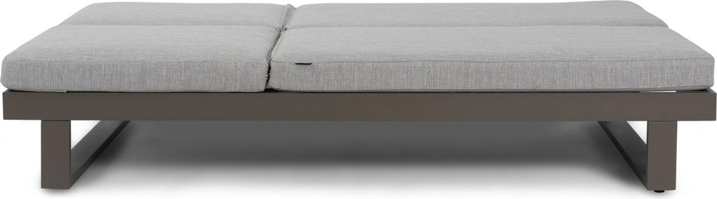 Lifestyle Garden Furniture Massimo Ligbed Met Kussen Antraciet/earth Aluminium Grijs