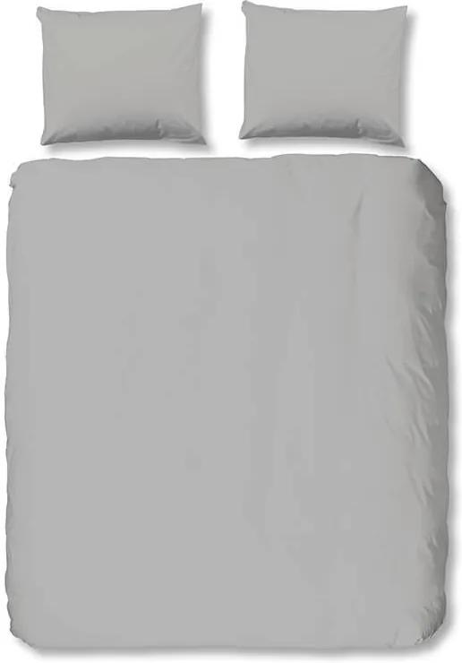 Emotion Uni Cotton - Licht Grijs 1-persoons (140 x 220 cm + 1 kussensloop) Dekbedovertrek