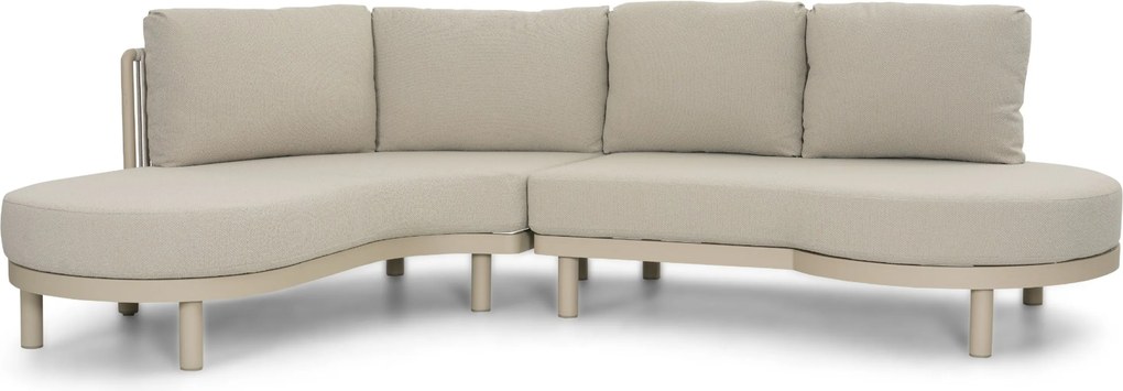 Loungeset tuin 5 personen Rope Zand/Beige  Santika Furniture Santika