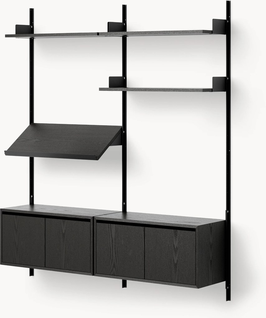 Grote wandrek Living met kasten