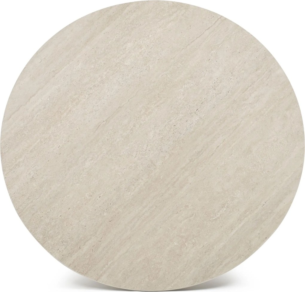 Dining Tuintafel rond 140 cm Zand/Beige Trino