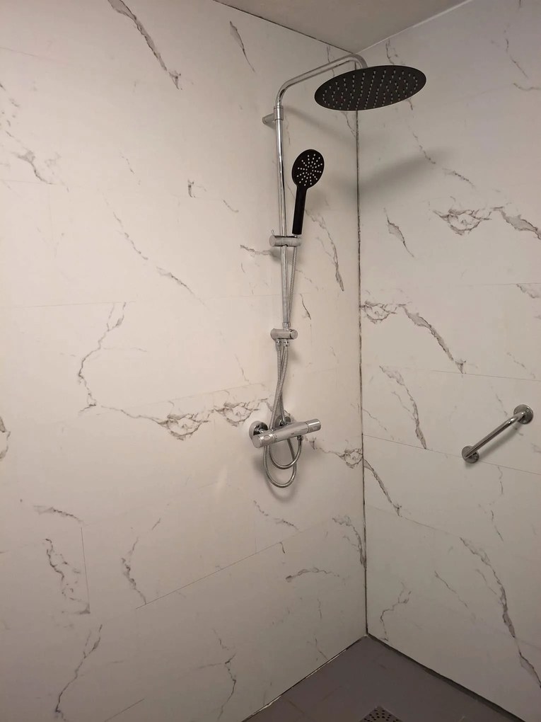 SPC Wandpaneel MAT Bianco - mes&amp;groef 60x30cm | Badkamer Wandpanelen