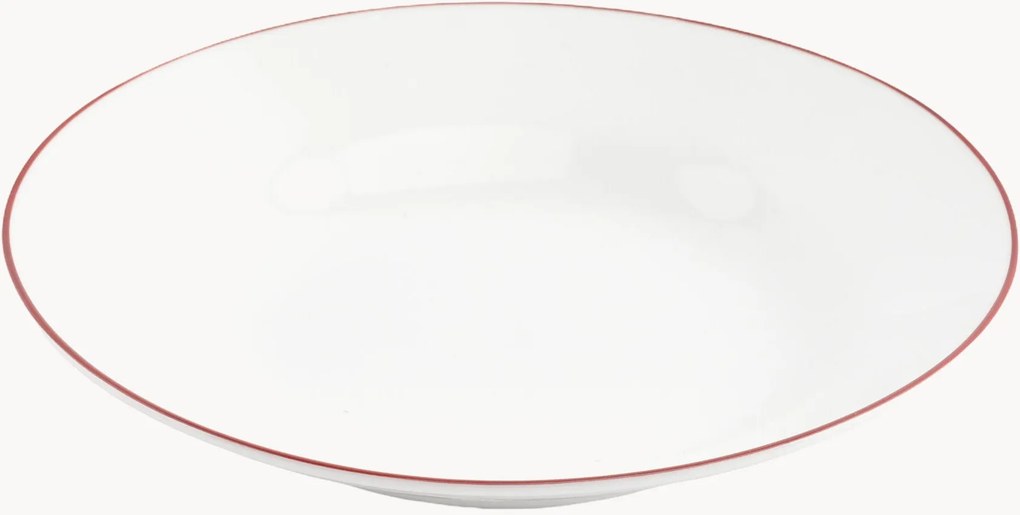Porseleinen soepborden Basic White, 6-delig