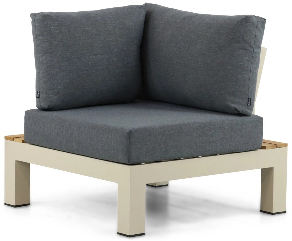 Loungeset 5 personen Aluminium/Teak Taupe Lifestyle Garden Furniture Vittoria