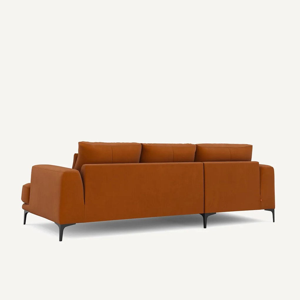 Rechtse hoekbank in linnenfluweel, Marsile