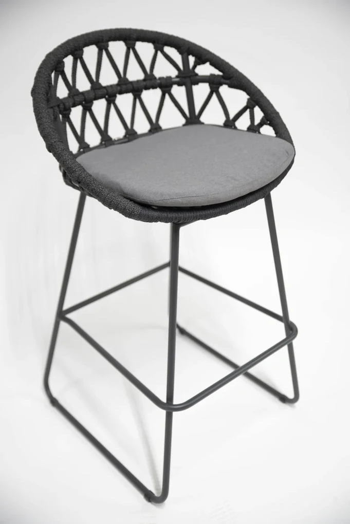 4 Seasons Outdoor Motivi bar set met Prado bartafel 200 x 70 cm  BarsetTuinset    antraciet weerbestendig