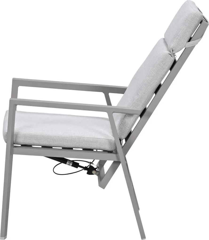 Garden Impressions Kasper tuinstoel verstelbaar - taupe