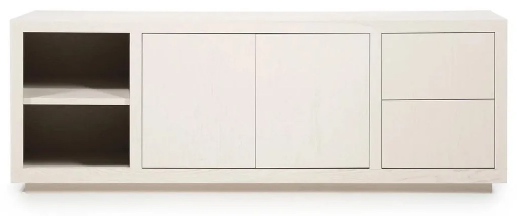 Modern Dressoir Taupe Eiken - 200x42x70cm.