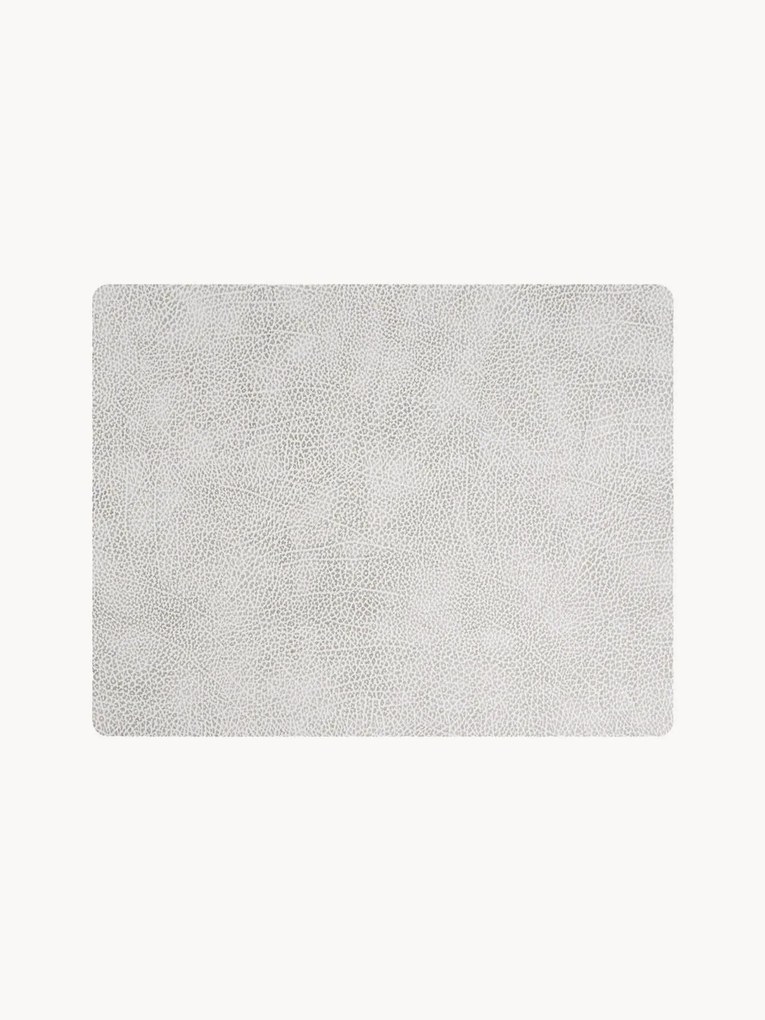 Leren placemats Hippo, 4-delig