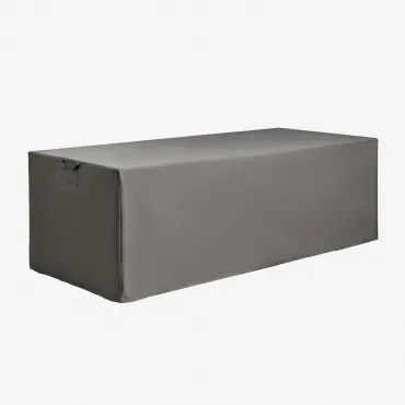 Rechthoekige Beschermhoes Voor Tuintafel Otley Grijs – Antraciet & 310 X 110 Cm - Sklum