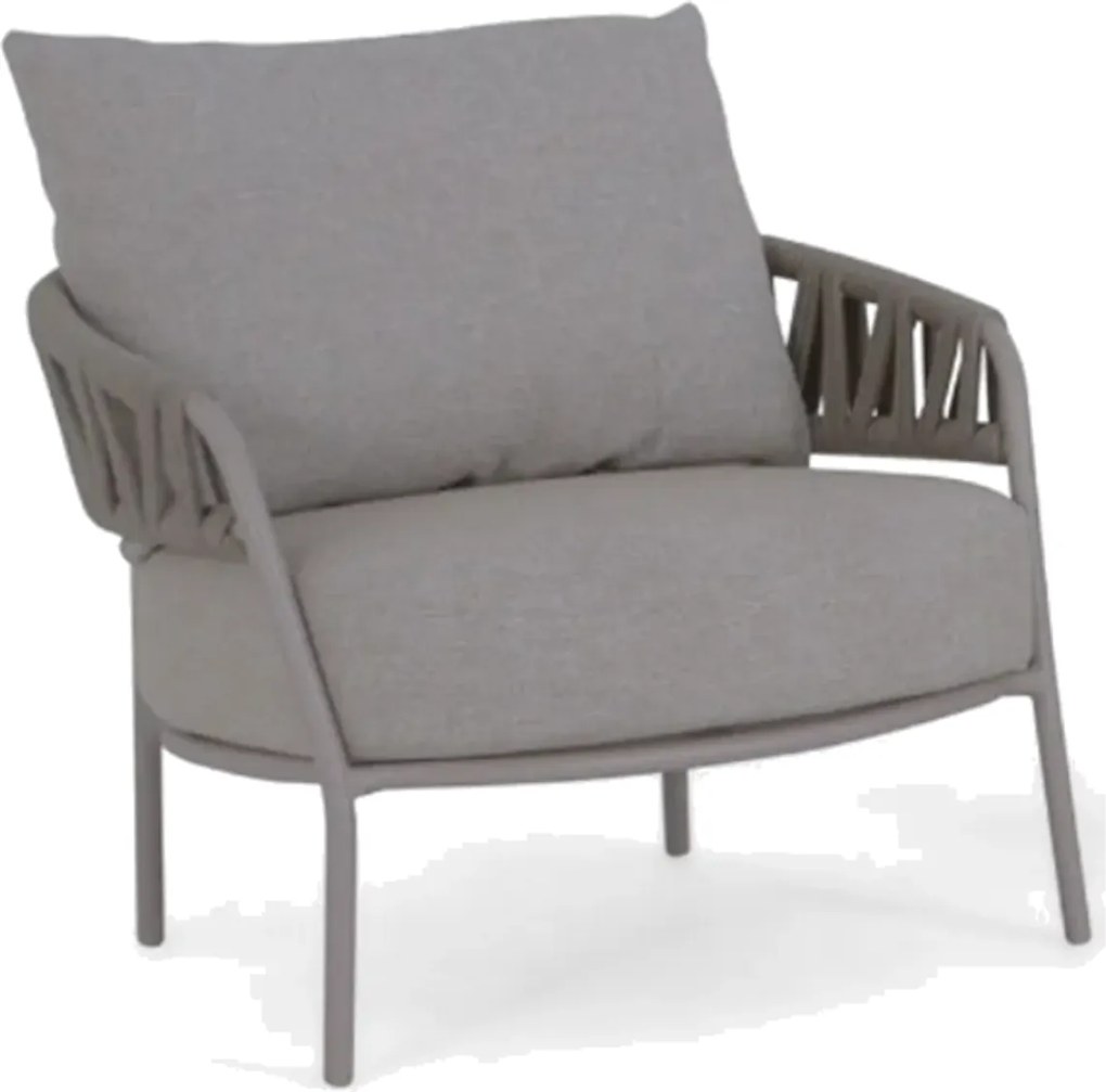Stoel en Bank Loungeset 5 personen Rope Taupe  4 Seasons Outdoor Calma