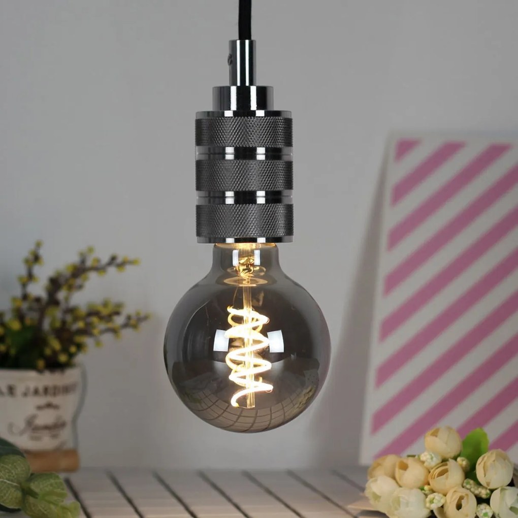 Hangende Plafondlamp Zwart Lamphouder APP342-1CP