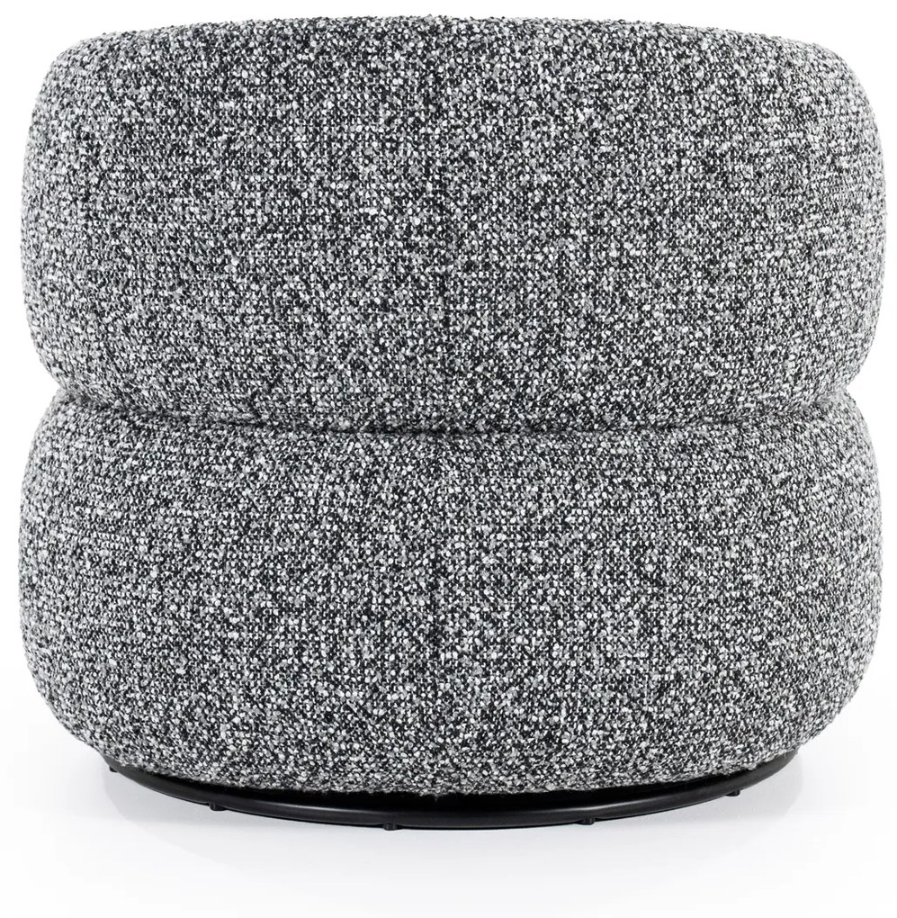 Eleonora Maeve Draaibare Fauteuil Rond Zwart