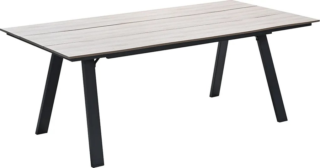 Garden Impressions Braga tuintafel 220 x 100 cm - donker grijs