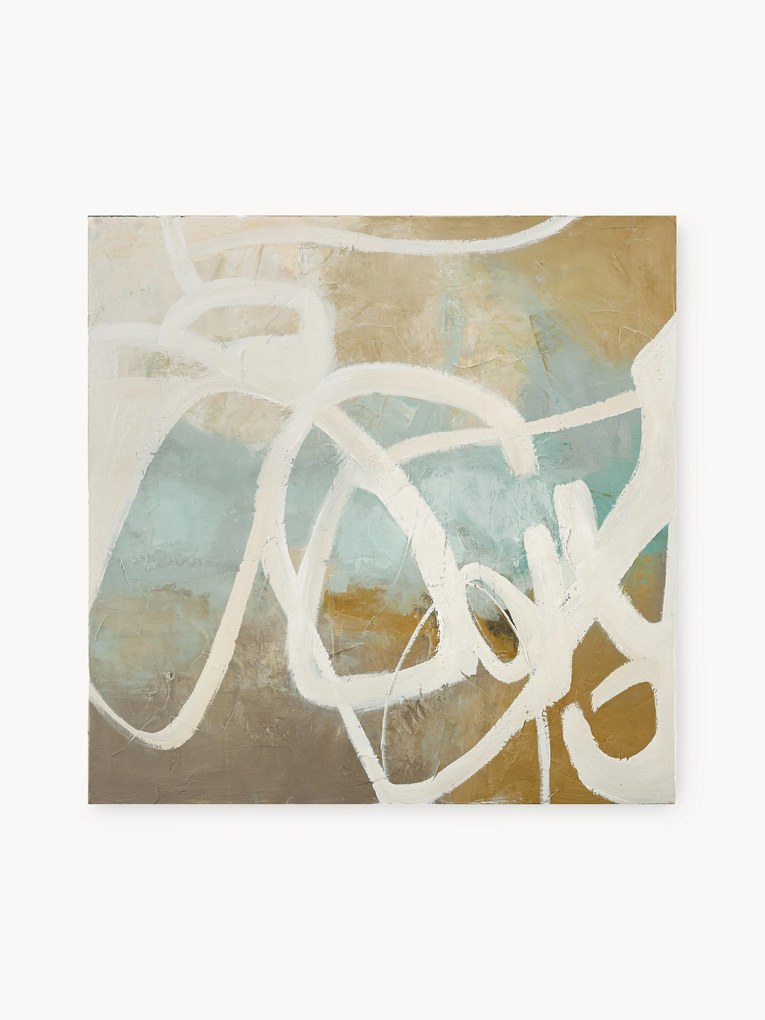 Handbeschilderde canvasdoek Notify