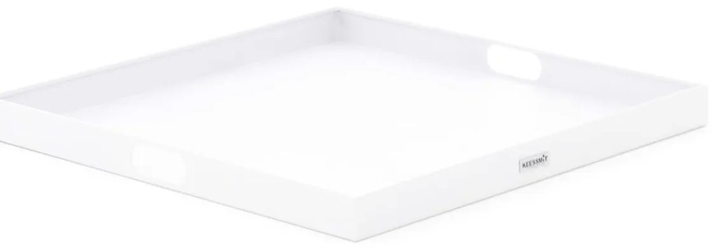 Dienblad voor buiten en binnen  | Manifesto  | Aluminium | Wit | 60x60cm | Kees Smit Tuinmeubelen