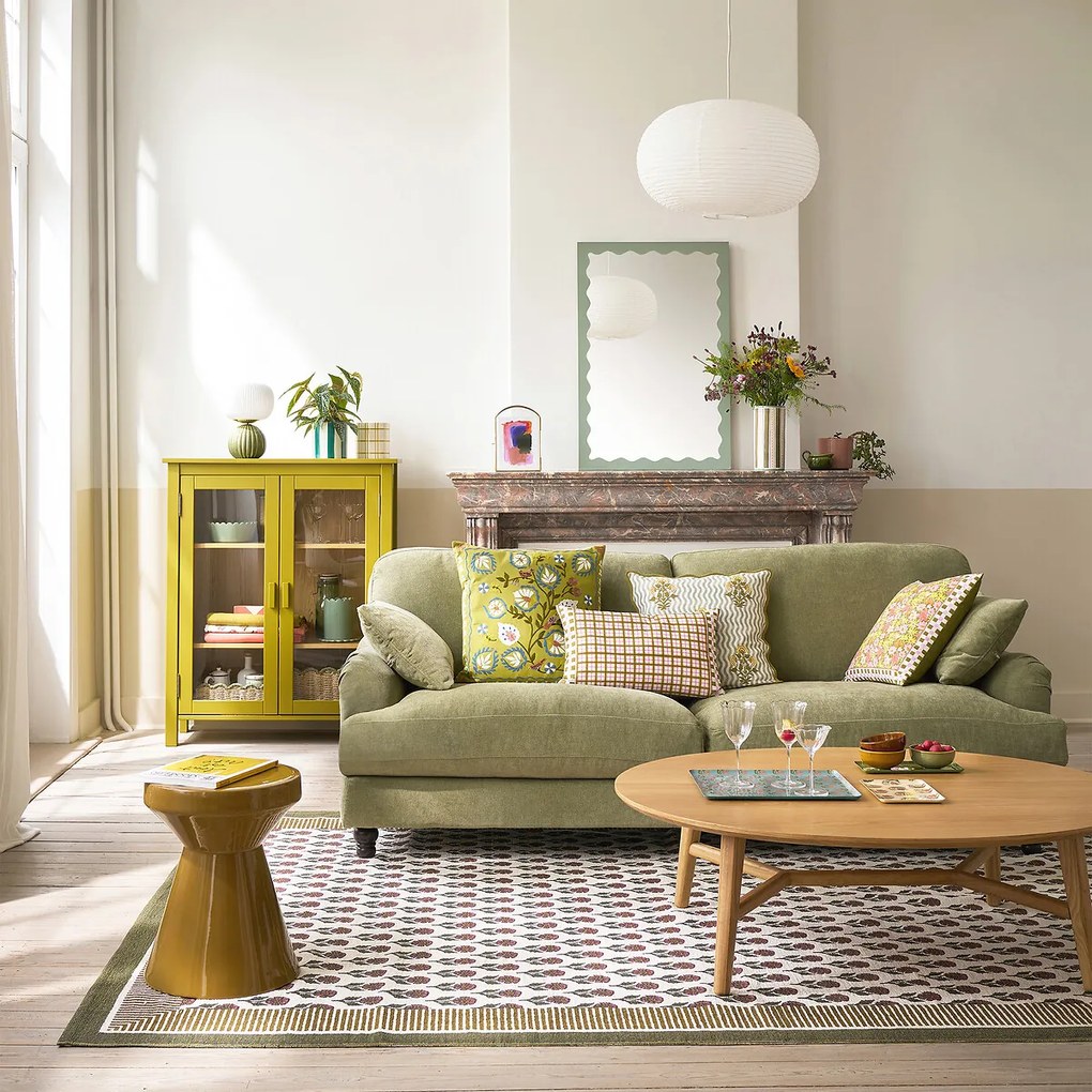 3- of 4-zitsbank in gemêleerd polyester, Noon