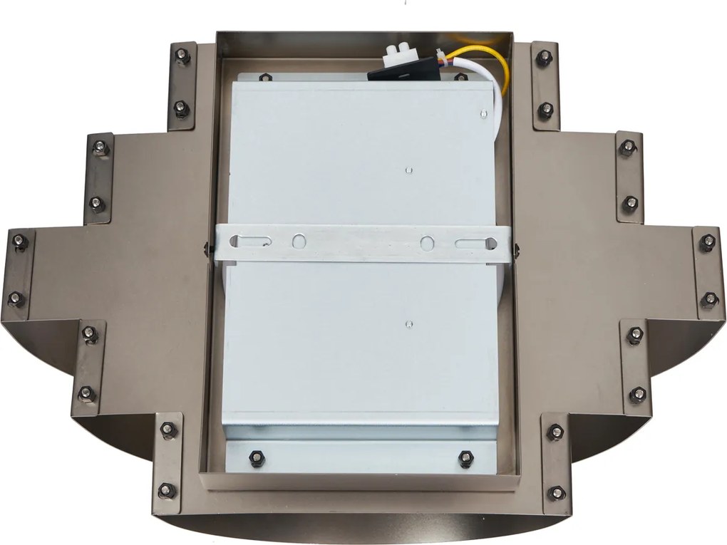 Moderne wandlamp gunmetal incl. LED 3-staps dimbaar - Lines