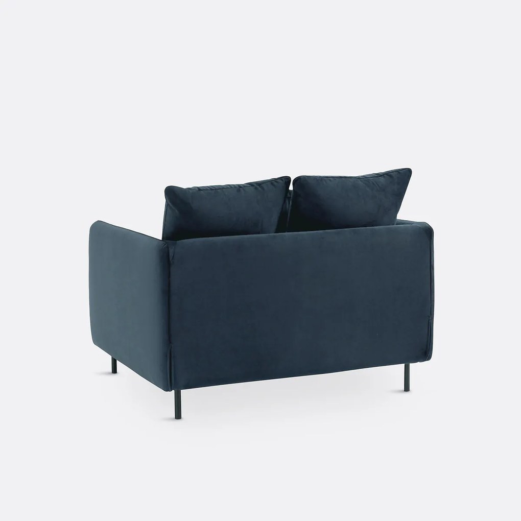 XL fauteuil in fluweel, Ivete