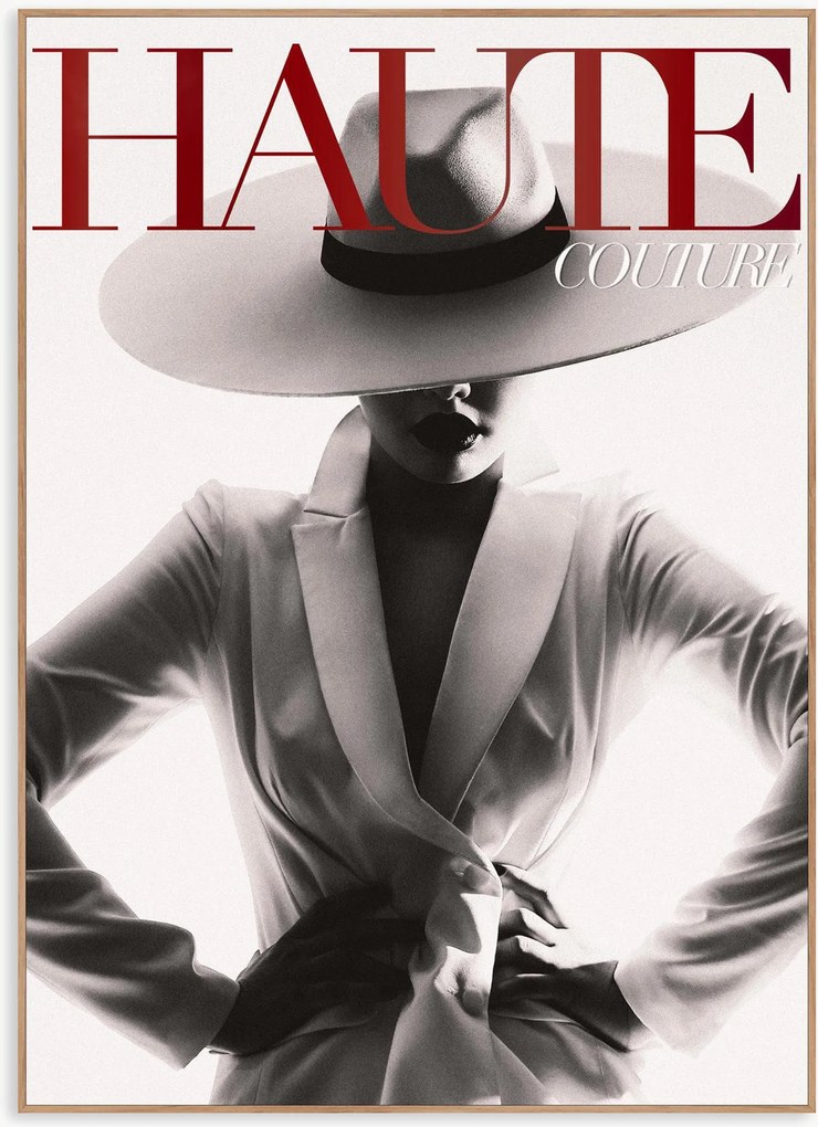Ingelijste poster Couture 6