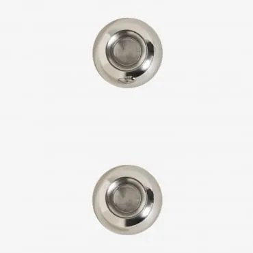Pack Van 2 Kommen Van Roestvrij Staal Ladispoli Ø8 Cm - Sklum
