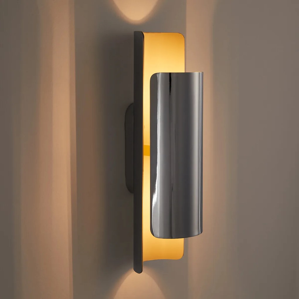 Wandlamp in chroomijzer, Keinta