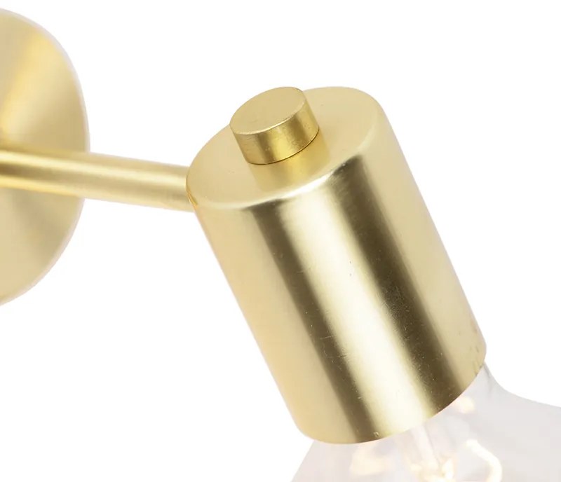 Smart Art Deco wandlamp goud incl. G95 WiFi lichtbron - Facil Modern E27 cilinder / rond Binnenverlichting Lamp