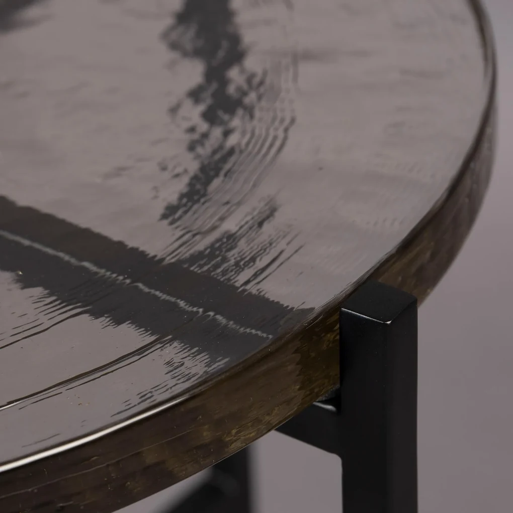 Dutchbone Vidrio Bijzettafel - Zwart